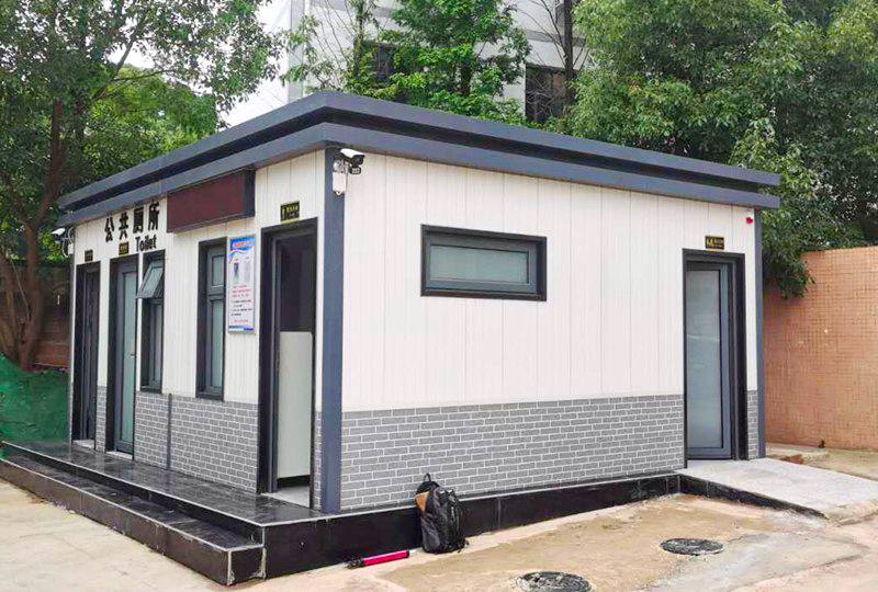 雕花板自動感應沖水環保廁所